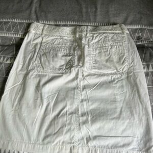 Tommy Hilfiger White Cotton Skirt